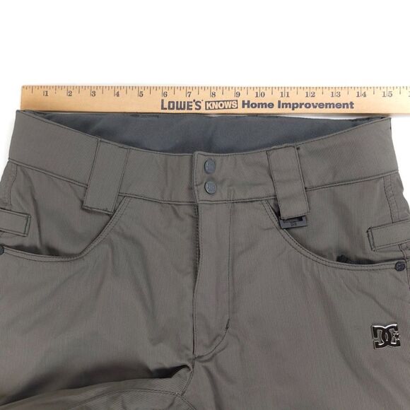 DC EkoTek 10000 Waterproof Wind Resistant Tabor Flared Snow Pants Taupe Gorpcore - Picture 4 of 15